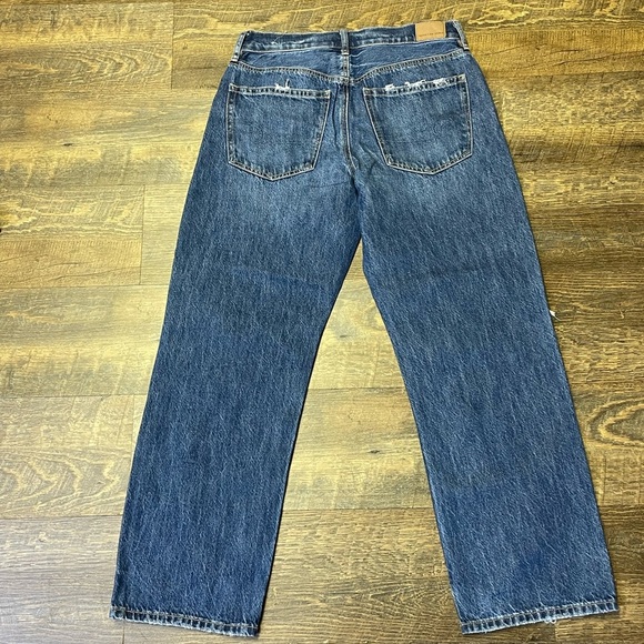 American Eagle Jeans Women's 4 Short Ex-Boyfriend Low Rise Denim Comfort Stretch - Picture 5 of 12